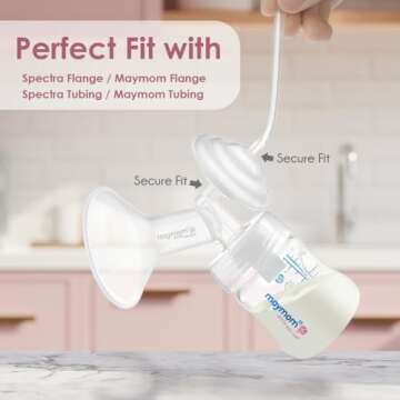 Replacement Backflow Protector Tubing Compatible with Spectra S1 Spectra S2 9 Plus Synergy Gold; Replace Spectra Backflow Protector Spectra Tubing Made by Maymom Not Original Spectra Pump Parts