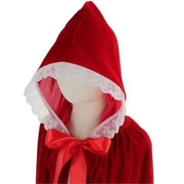 LMYOVE Kids Little Red Riding Hood Cloak - Cute Costume