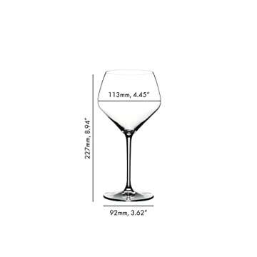 Riedel Extreme Oaked Chardonnay Glass Set of 2 - Clear