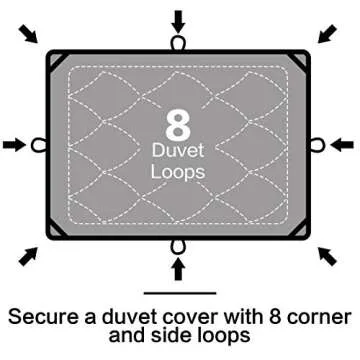 TEKAMON All Season Cal King Comforter Winter Warm Summer Soft Quilted Down Alternative Duvet Insert Corner Tabs, Machine Washable Luxury Fluffy Reversible Collection for Hotel, Black