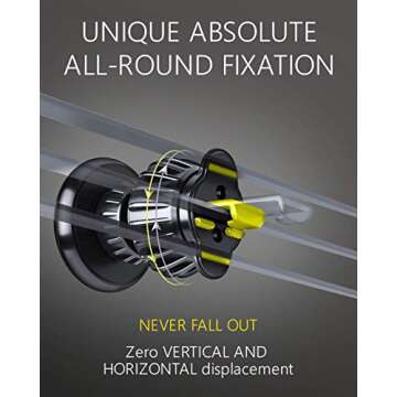 Air Vent Car Phone Mount Holder - Locking Cell Phone Car Mount Universal for Any Smartphone, iPhone,...