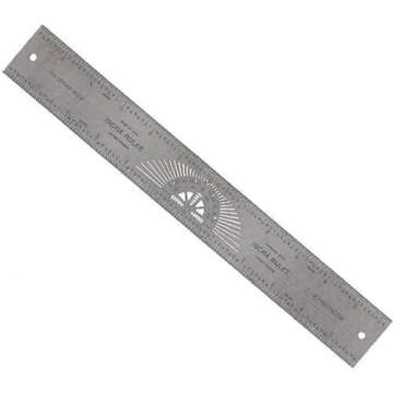 Precision Centering Rule, 12 Inch