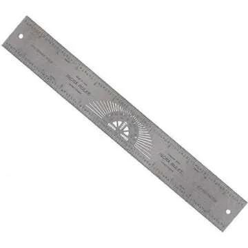 Precision Centering Rule, 12 Inch