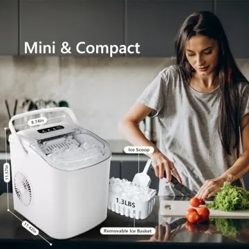 ICEVIVAL Portable Ice Maker - Fast & Efficient Ice Production