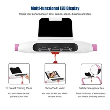 Compact Folding Treadmill for Convenient Home Workouts