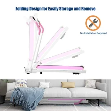 Compact Folding Treadmill for Convenient Home Workouts