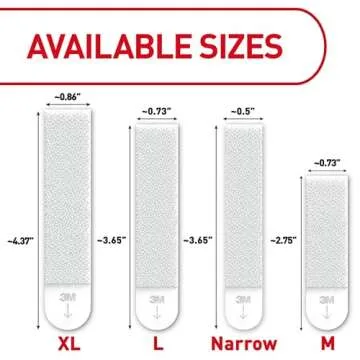 Command Picture Hanging Strips Variety Pack, Damage Free Hanging Picture Hangers, No Tools Wall Hanging Strips for Living Spaces, White, 8 Small Pairs, 16 Medium Pairs and 8 Large Pairs(64 Strips)