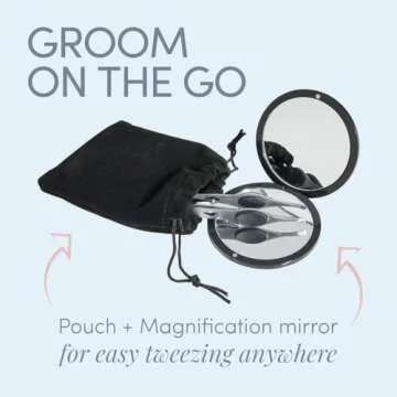 Tweezer Guru Pro Illuminating Eyebrow Tweezers Set