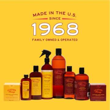 Leather Honey Complete Leather Care Kit Including 8 oz Cleaner and 8 oz Conditioner for use on Leather Apparel, Furniture, Auto Interiors, Shoes, Bags and Accessories