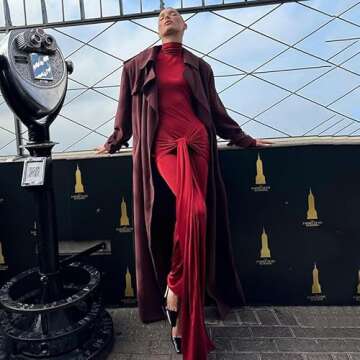 Elegant Women's Long Sleeve Turtleneck Bodycon Maxi Dress - Perfect for All Occasions