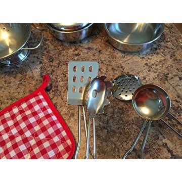 Kids Pots and Pans Set for Toddler Kitchen Play