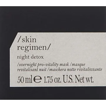 Rejuvenating Skin Regimen Night Detox Face Mask for Radiance