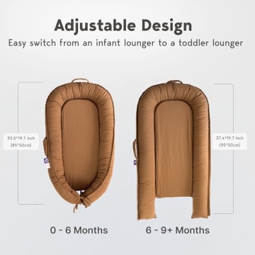 CooCooBaby Infant Lounger - Safe & Portable for Newborns