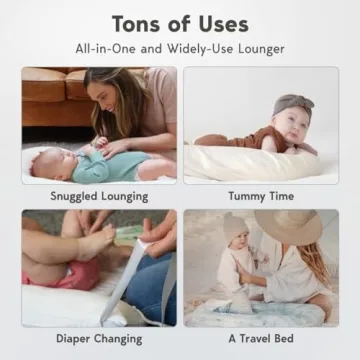 CooCooBaby Infant Lounger - Safe & Portable for Newborns