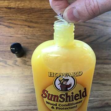 HOWARD SWAX16 Outdoor Furniture Wax, 16 Fl Oz (Pack of 1), Yellow