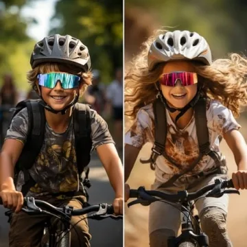 NIDOVIX Kids Baseball Sunglasses UV400 Protection for Ages 2-12