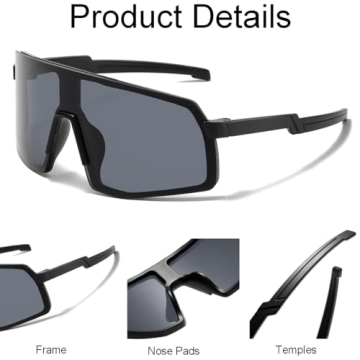 NIDOVIX Kids Baseball Sunglasses UV400 Protection for Ages 2-12