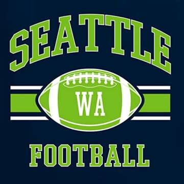 Wild Bobby City of Seattle SEA American Football Fantasy Fan Sports Unisex Crewneck Graphic Sweatshi...