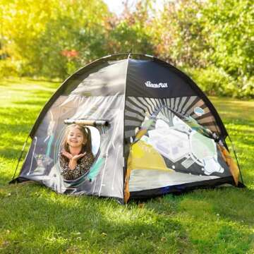 NARMAY® Play Tent Space World Dome Tent for Kids Indoor/Outdoor Fun - 48 x 48 x 40 inch