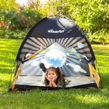 NARMAY® Play Tent Space World Dome Tent for Kids Indoor/Outdoor Fun - 48 x 48 x 40 inch
