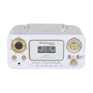 Studebaker Bluetooth Portable Stereo for Music Lovers