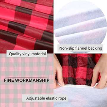 BBTO Vinyl Picnic Table and Bench Set for Outdoor Fun