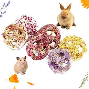 Natural Bunny Chew Toys: Organic Loofah Delight for Small Pets