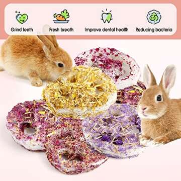 Natural Bunny Chew Toys for Rabbits & Small Pets Delight