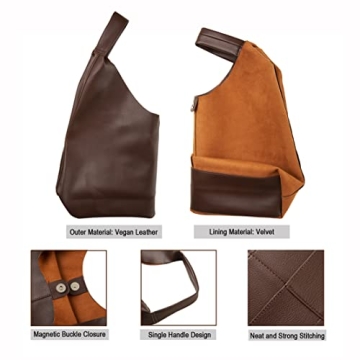 YLYYHH Vegan Leather Tote Bag for Work and Travel