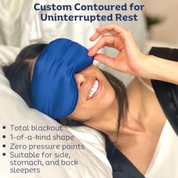 Sia Silk Sleep Mask – Luxurious 3D Eye Cover for Sleep