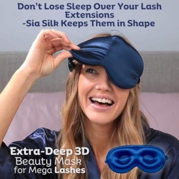 Sia Silk Sleep Mask – Luxurious 3D Eye Cover for Sleep