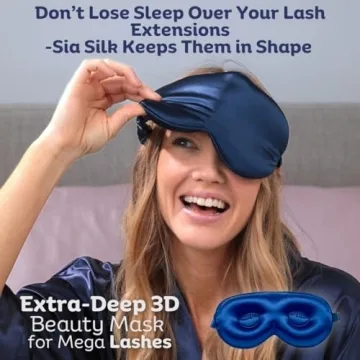 Sia Silk Sleep Mask – Luxurious 3D Eye Cover for Sleep