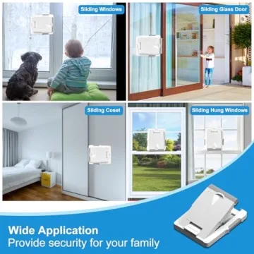 Child Safety Sliding Door Lock for Secure Homes