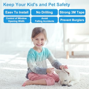 Child Safety Sliding Door Lock for Secure Homes