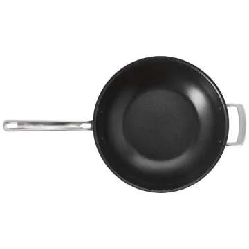 Viking Culinary Hard Anodized Nonstick Chef Pan, 12 Inch, Includes Glass Lid and Ergonomic Stay-Cool Handle, Dishwasher, Oven Safe, Works on All Cooktops including Induction