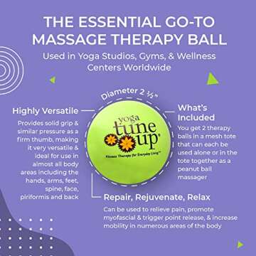 Yoga Tune Up Therapy Balls – Massage Solution for Pain Relief
