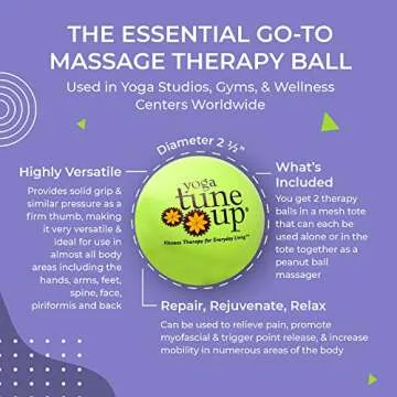 Yoga Tune Up Therapy Balls – Massage Solution for Pain Relief