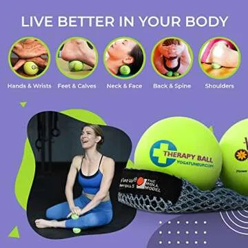 Yoga Tune Up Therapy Balls – Massage Solution for Pain Relief