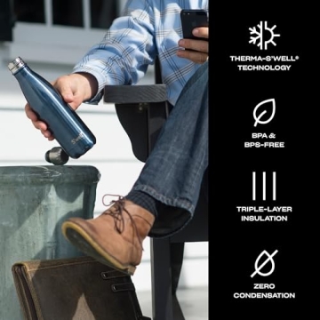 Stylish S'well 17oz Bottle with Insulation and Sparkles