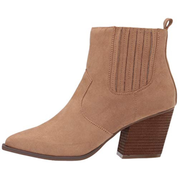 Sia Pointed Toe Western Ankle Boot for Stylish Women