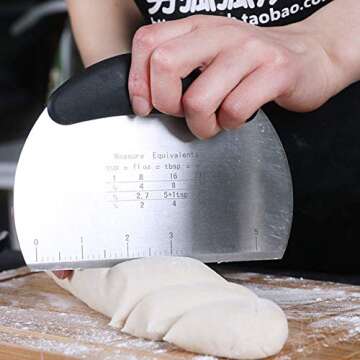 Stainless Steel Dough Cutter for Perfect Baking