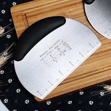 Stainless Steel Dough Cutter for Perfect Baking