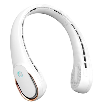 FrSara Neck Fan: Portable, Strong Wind, 360° Cooling & Quiet Operation