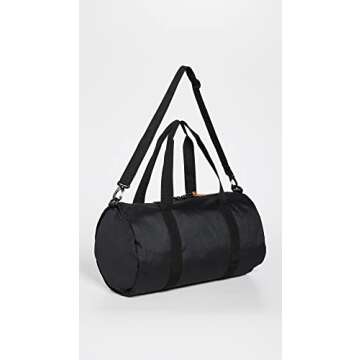 Herschel Sutton Duffel Bag, Black, Mid-Volume 28.0L