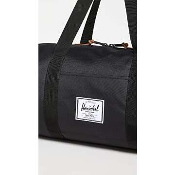 Herschel Sutton Duffel Bag, Black, Mid-Volume 28.0L
