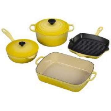 Le Creuset Enameled Cast Iron Cookware Set - 6 Pieces
