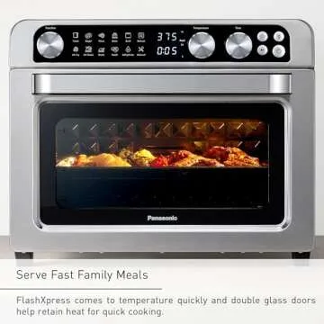 Panasonic Air Fryer Toaster Oven with 11 Cooking Functions