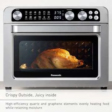 Panasonic Air Fryer Toaster Oven with 11 Cooking Functions