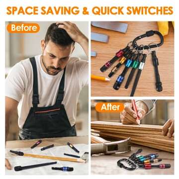 Bit Holder Stocking Stuffers for Men Gifts for Christmas Gifts for Men Who Have Everything Tools for...