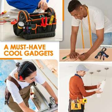 Bit Holder Stocking Stuffers for Men Gifts for Christmas Gifts for Men Who Have Everything Tools for Men Magnetic Drill Bit Holder Keychain Cool Gadgets White Elephant Gifts for Adults Dad Husband Him